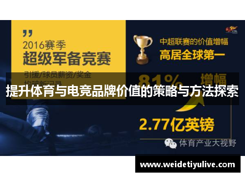 提升体育与电竞品牌价值的策略与方法探索