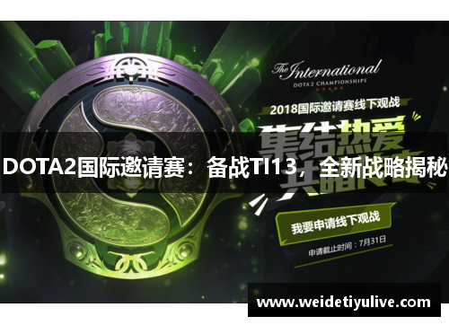 DOTA2国际邀请赛：备战TI13，全新战略揭秘