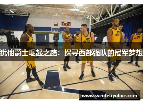 犹他爵士崛起之路：探寻西部强队的冠军梦想